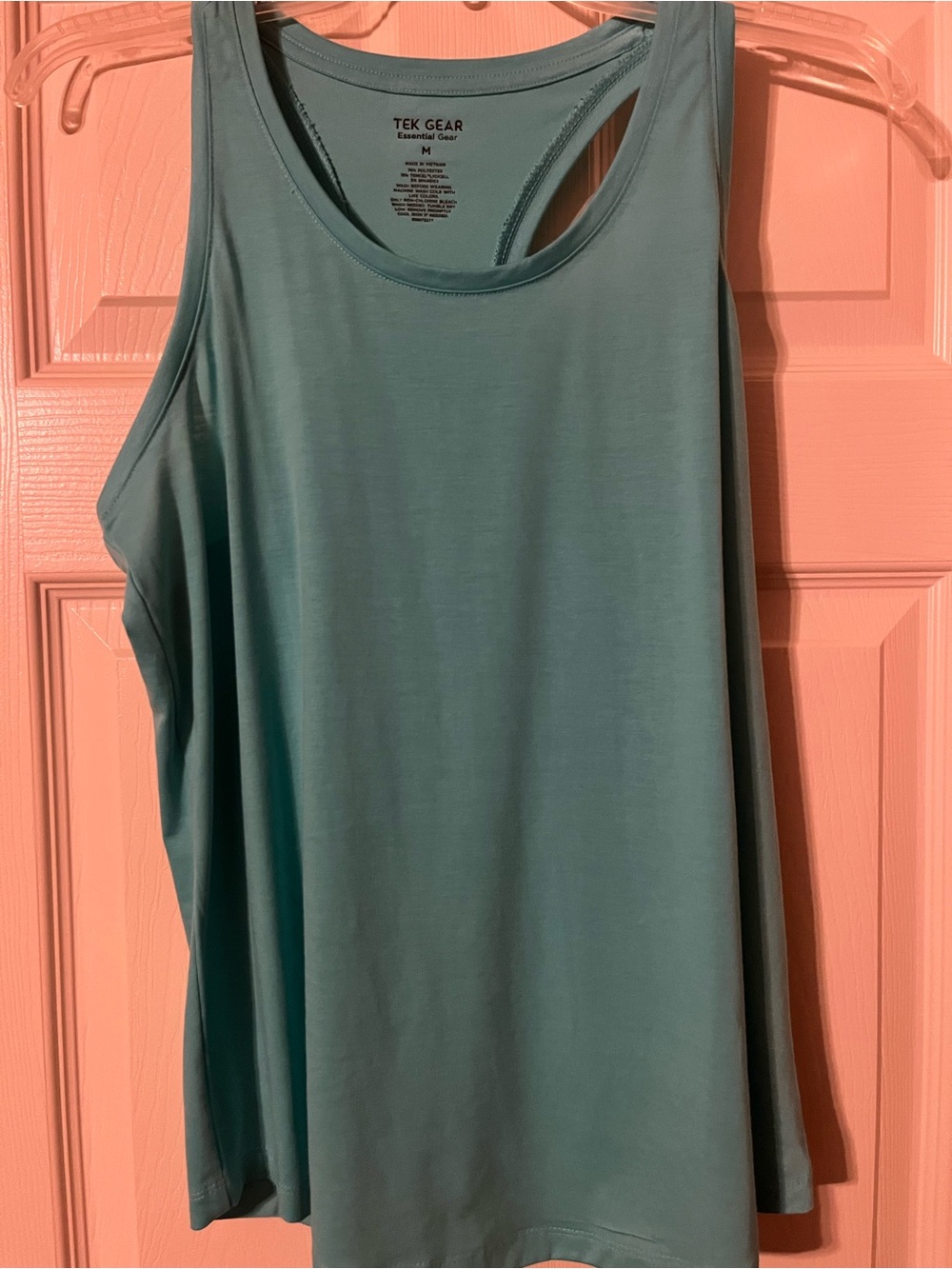 tek gear teal racerback tank top